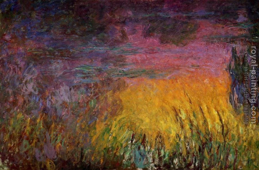 Claude Oscar Monet : Sunset, left half